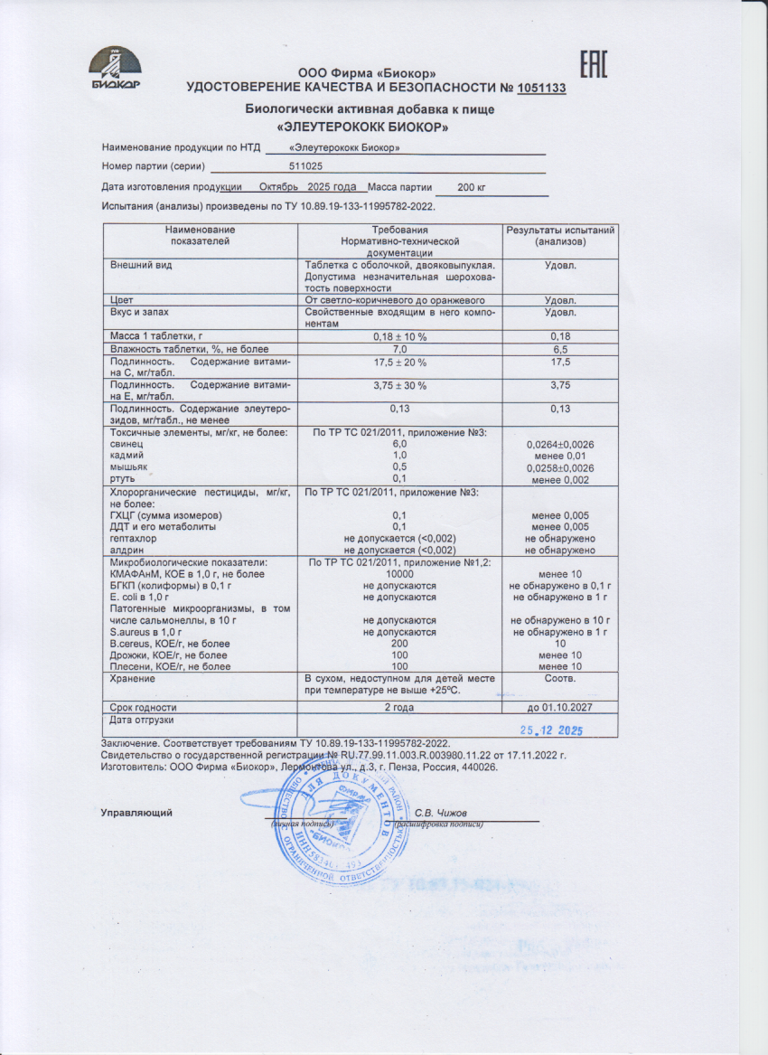 Паспорт №102025